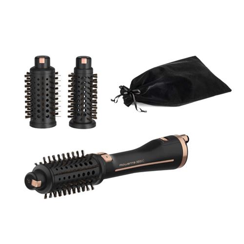 Brosse coiffante Rowenta Virtuose Ultimate Experience CF9625F0 750 W Noir et Cuivré