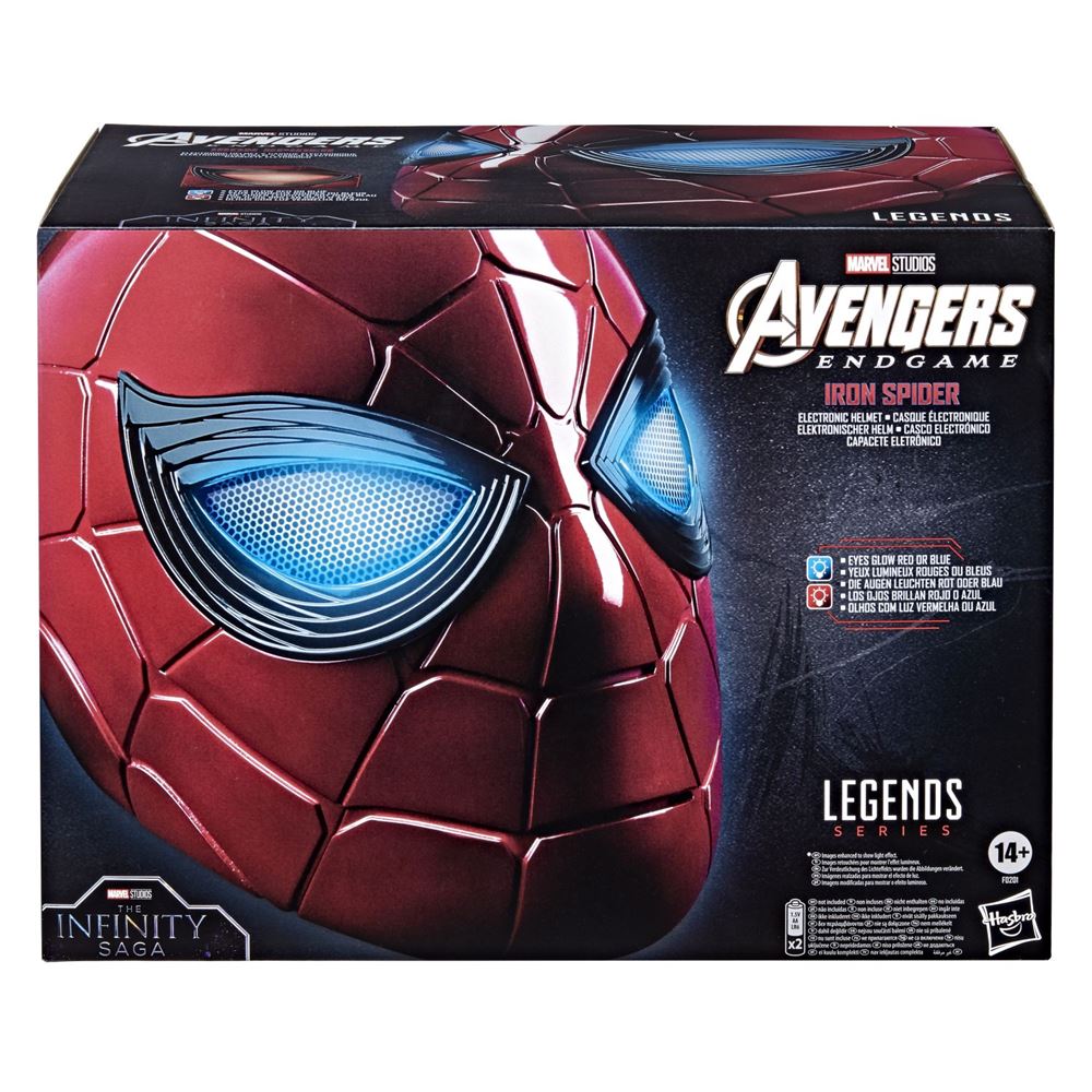 Casque électronique Spiderman Marvel Legends Series Iron Spider