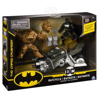 Pack Batmoto 2 Figurines Batman 10 cm Modèle aléatoire