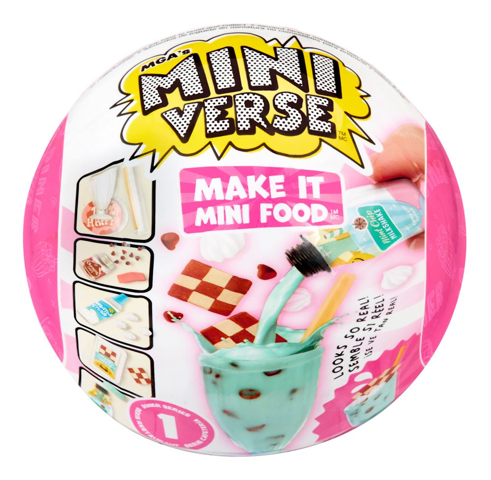 Jeu créatif MGA's Miniverse Make It Mini Aliments