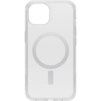 Coque antichoc OtterBox Symmetry + MagSafe pour iPhone 14 Transparent