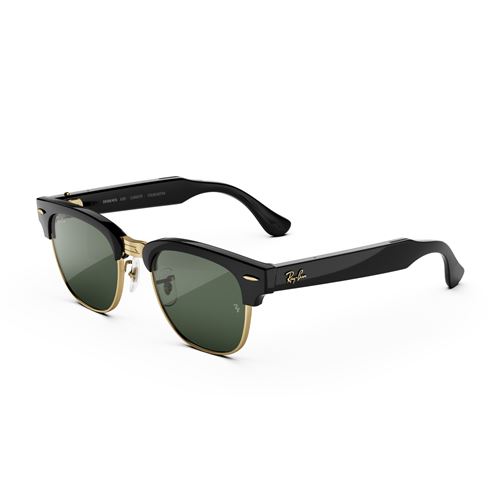 Audio Ray Ban Luna Clubmaster sur or