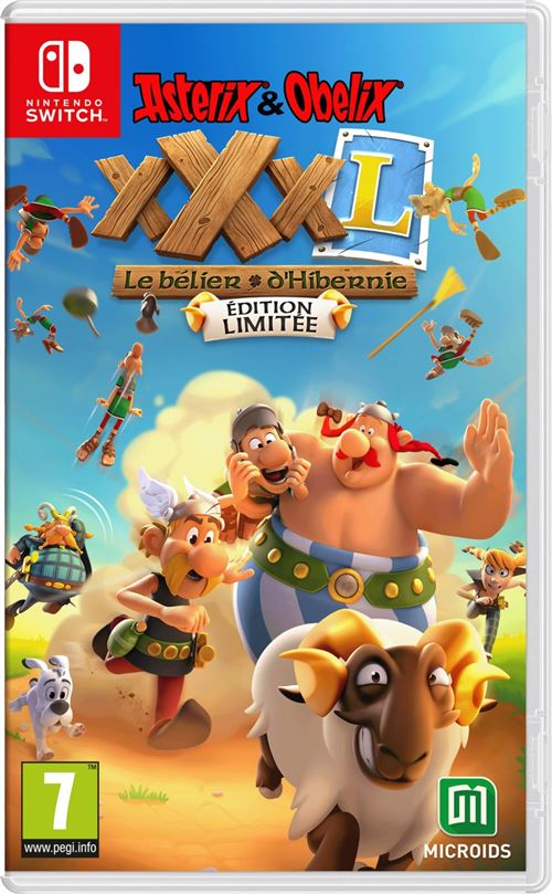 Mdf- Microids Distribution Asterix &Amp; Obelix Xxxl : Le Belier D’Hibernie Limited Edition Nintendo Switch