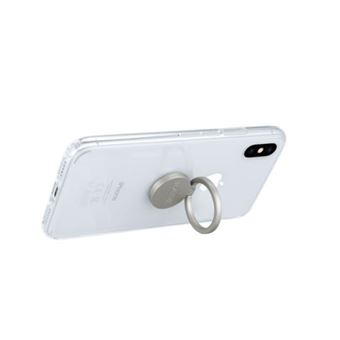 Flip magnétique anneau accroche & support smartphone, Argent