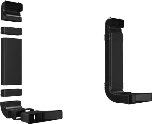 Kit D'Accessoires Neff Z861Kr1 pour Installation En Recyclage Noir