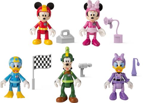 Pack de 5 figurines Top Départ IMC Toys Modèle aléatoire