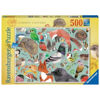 Puzzle 500 Pièces Ravensburger Les visiteurs du jardin Matt Sewell