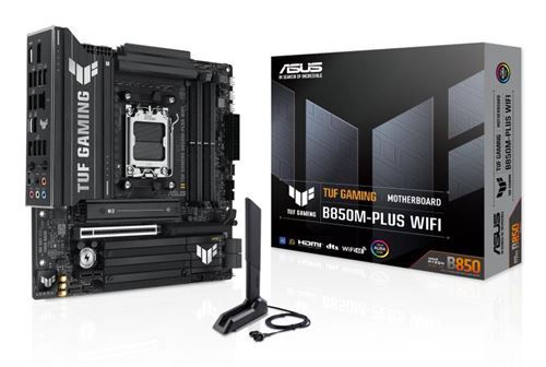 Carte mère ASUS TUF GAMING B850M-PLUS WIFI micro ATX Socket AM5 Chipset AMD B850