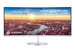 Samsung C34J791WTP - CJ79 Series - moniteur QLED - incurvé - 34" (34" visualisable) - 3440 x 1440 UWQHD @ 100 Hz - VA - 300 cd/m² - 3000:1 - 4 ms - 2xThunderbolt 3, HDMI, DisplayPort - haut-parleurs - gris