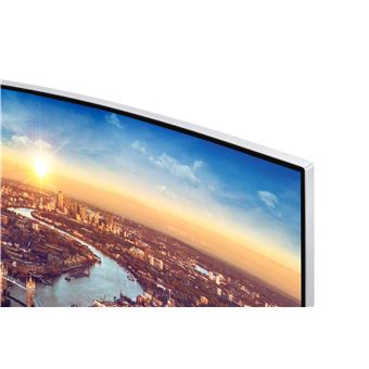 Samsung C34J791WTP - CJ79 Series - moniteur QLED - incurvé - 34" (34" visualisable) - 3440 x 1440 UWQHD @ 100 Hz - VA - 300 cd/m² - 3000:1 - 4 ms - 2xThunderbolt 3, HDMI, DisplayPort - haut-parleurs - gris