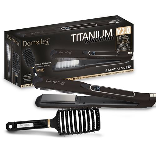 Lisseur Demeliss Titanium V2 Black Mat