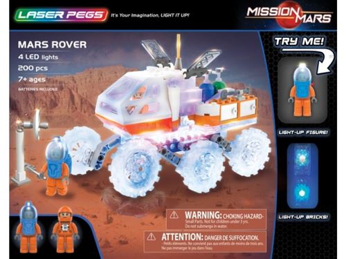 laser pegs mars rover