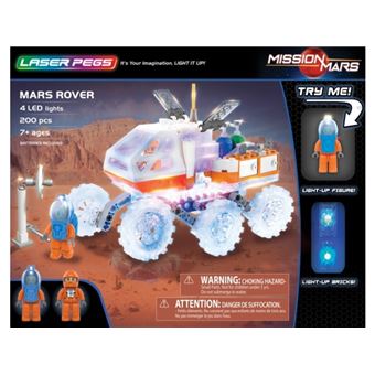 laser pegs mars rover building set