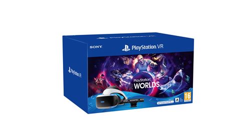 Pack Sony PlayStation VR MK5 + Caméra V2 + VR Worlds
