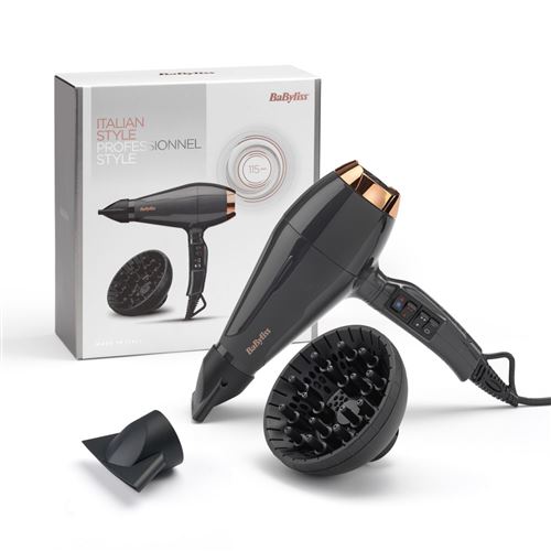 Sèche-cheveux BaByliss 6719DE Air Pro 2200 W Noir fnac Belgique