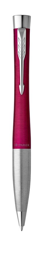 Stylo à bille Parker Urban avec Finitions Chromées Magenta Rouge