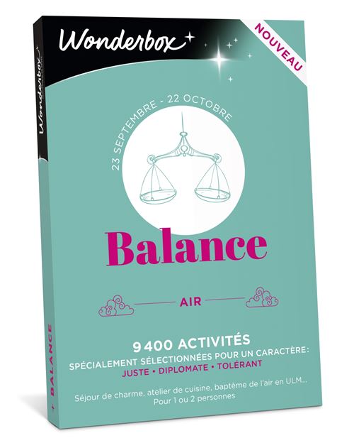 Coffret cadeau Wonderbox Balance
