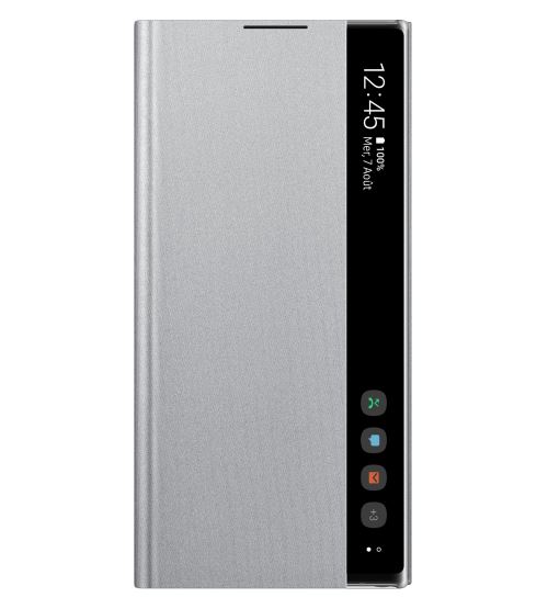 Etui Folio LED View Samsung Argent pour Samsung Galaxy Note 10+