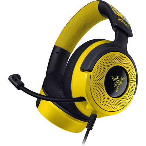 Casque PC Gaming filaire Razer Kraken V4 X Pokémon Kanto Starters Edition
