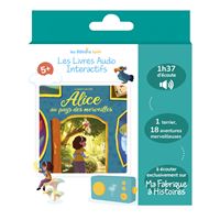 Livre audio interactif Lunii pour Ma Fabrique à Histoires Alice aux pays des merveilles