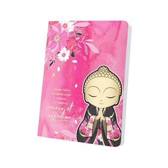 Carnet Little Buddha 15 x 11 cm Rose