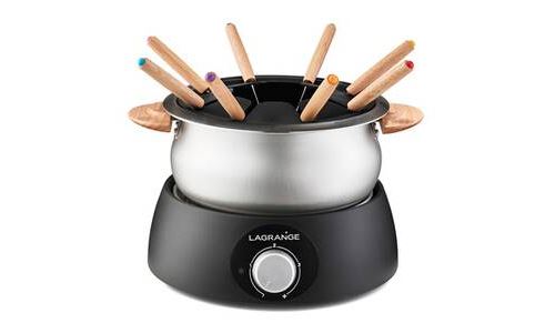 Appareil à fondue Lagrange Classic 900 W Noir inclus 2 fourchettes supplémentaires