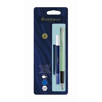 Stylo Plume Waterman 'Ici Et Là' - Plume Fine (F) - Bon état D'occasion