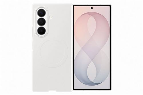 Pack 2 en 1 Coque magnétique en silicone Crème + Film anti reflet pour Samsung Galaxy Z Fold 8 Ultra