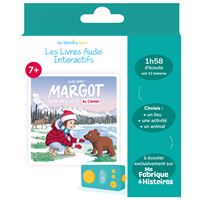 Livre audio interactif Lunii pour Ma Fabrique à Histoires Margot Apprentie véto au Canada