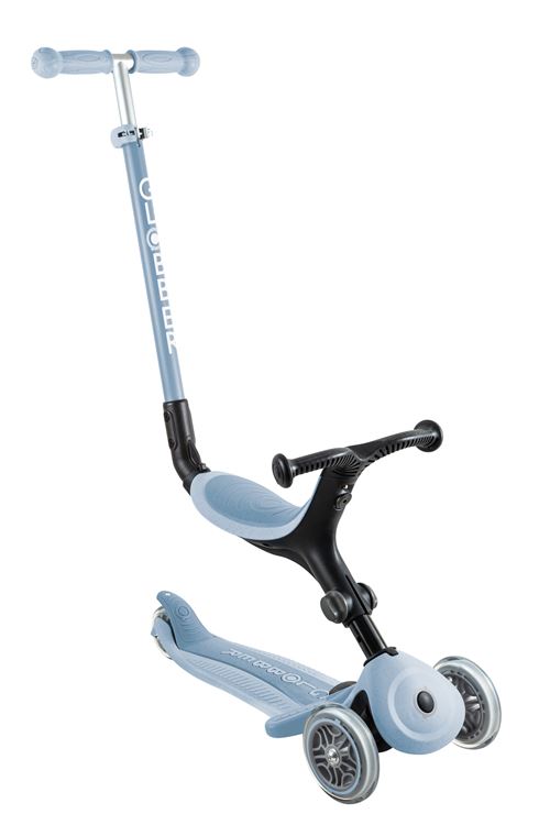 Trottinette 3 roues évolutive GLOBBER ACTIVE ECOLOGIC Cassis Plastique recyclé Porteur Siège large à