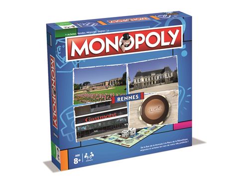 Jeu de société Monopoly Rennes Winning Moves