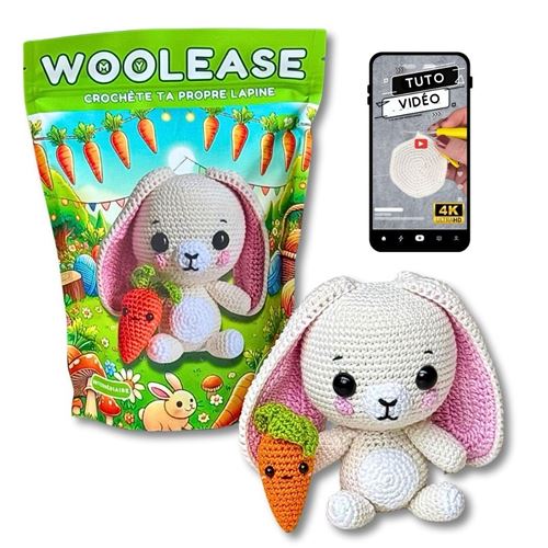 Kit de crochet Mywoolease Flora la lapine - Mywoolease