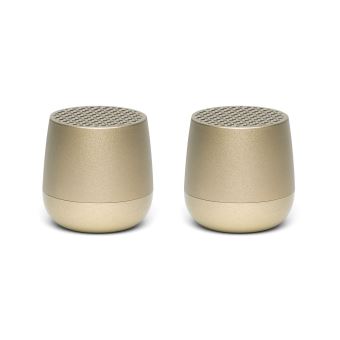 Enceinte sans fil Bluetooth Lexon Twin Mino+ Or Doux - 1