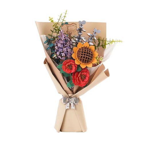 Puzzle 3D en bois Rowood Bouquet de fleur - Rowood