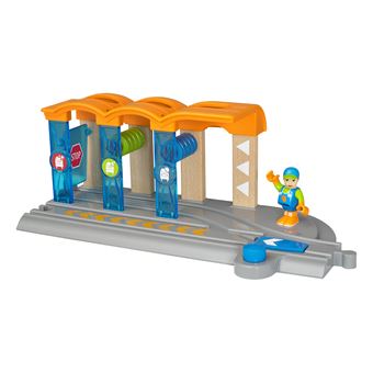 BRIO World - 36012 - Grange des animaux - Accessoire pour circuit de train en bois - Jouet pour garçons et filles dès 3 ans - Jeux - Jouets