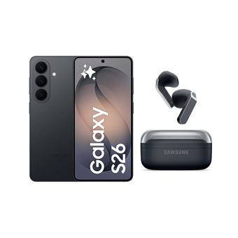 Pack Smartphone Samsung Galaxy S26 6,3" 5G Nano SIM 256 Go Noir + Buds4 Noir - 1