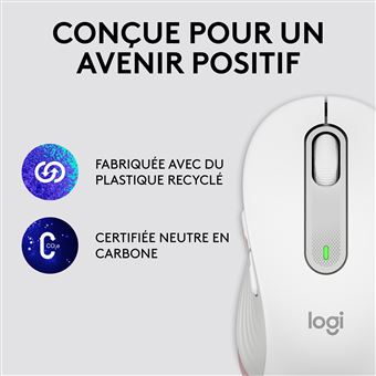 Souris sans fil Logitech Signature M650 Blanc