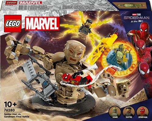LEGO® Marvel 76280 Spider-Man contre l'Homme-Sable : la bataille finale État correct - LEGO Super Heroes reconditionné disponible sur Fnac