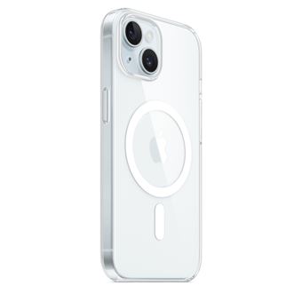 Apple - Coque de protection pour téléphone portable - compatibilité avec MagSafe - polycarbonate - clair - pour iPhone 15