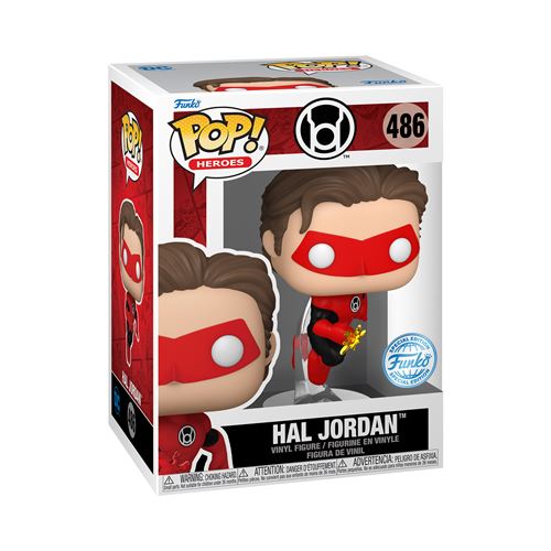 Funko Multi-Couleurs Figurine Pop Heroes Hal Jordan Red Lantern - Neuf - Image 3