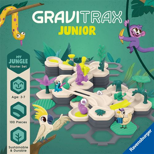 Construction circuit bille Ravensburger Gravitrax Junior Jungle