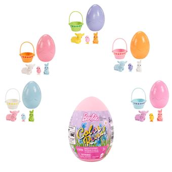 Poupée Barbie L’œuf de Pâques Color Reveal Modèle aléatoire