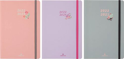 Agenda scolaire semainier Oberthur 25 Tivoli 3D 2022 2023 Modèle aléatoire