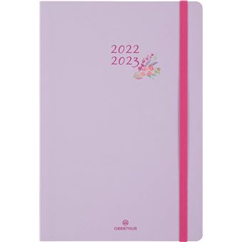 Agenda scolaire semainier Oberthur 25 Tivoli 3D 2022 2023 Modèle aléatoire