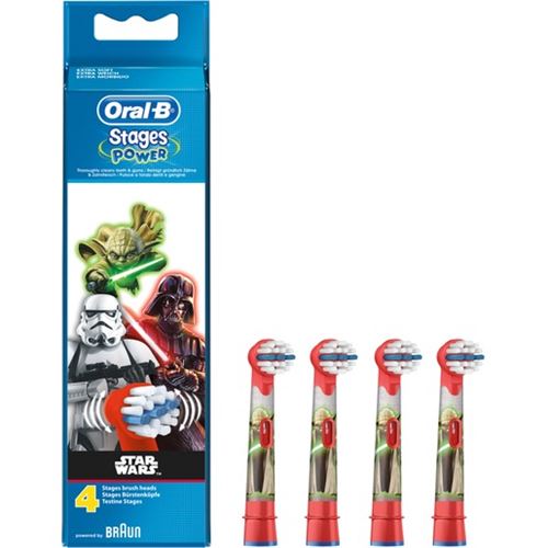 Pack de 4 brossettes Oral B Star Wars
