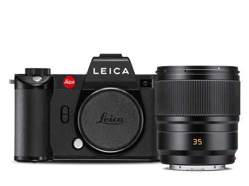 Appareil photo hybride Leica SL2 + Summicron SL 35mm f/2 ASPH noir
