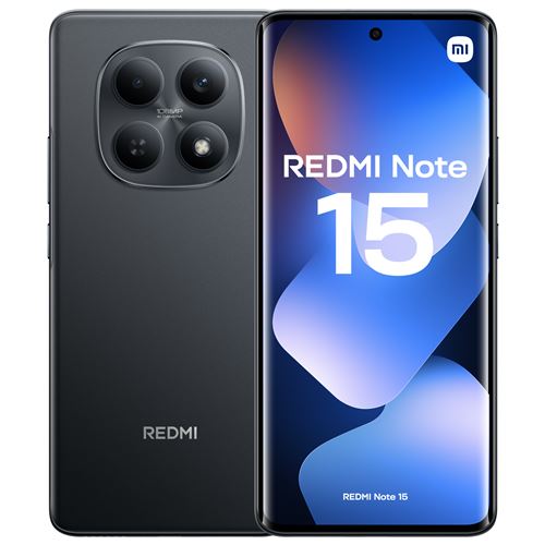 Smartphone Xiaomi Redmi Note 15 6,77 Double nano SIM 256 Go Noir
