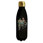 Bouteille isotherme Kiub Bug Art Chat Vélo 500ml Noir
