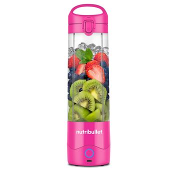 Blender portable 70W - 0.475L - Rose - 1 gourde incluse - 1