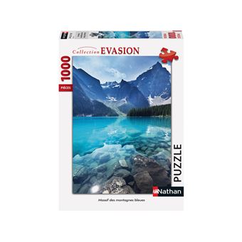 Puzzle 1000 pièces Nathan Massif des montagnes bleues